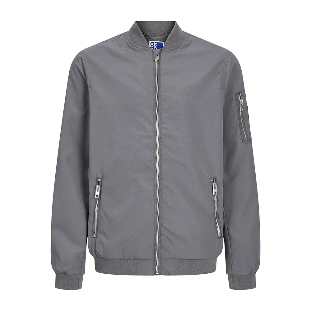 Бомбер Rush Jack & Jones, серый — фото 3