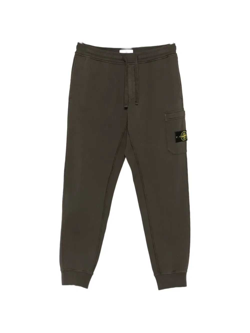 Спортивные брюки с нашивкой-компас на кармане Stone Island, зеленый