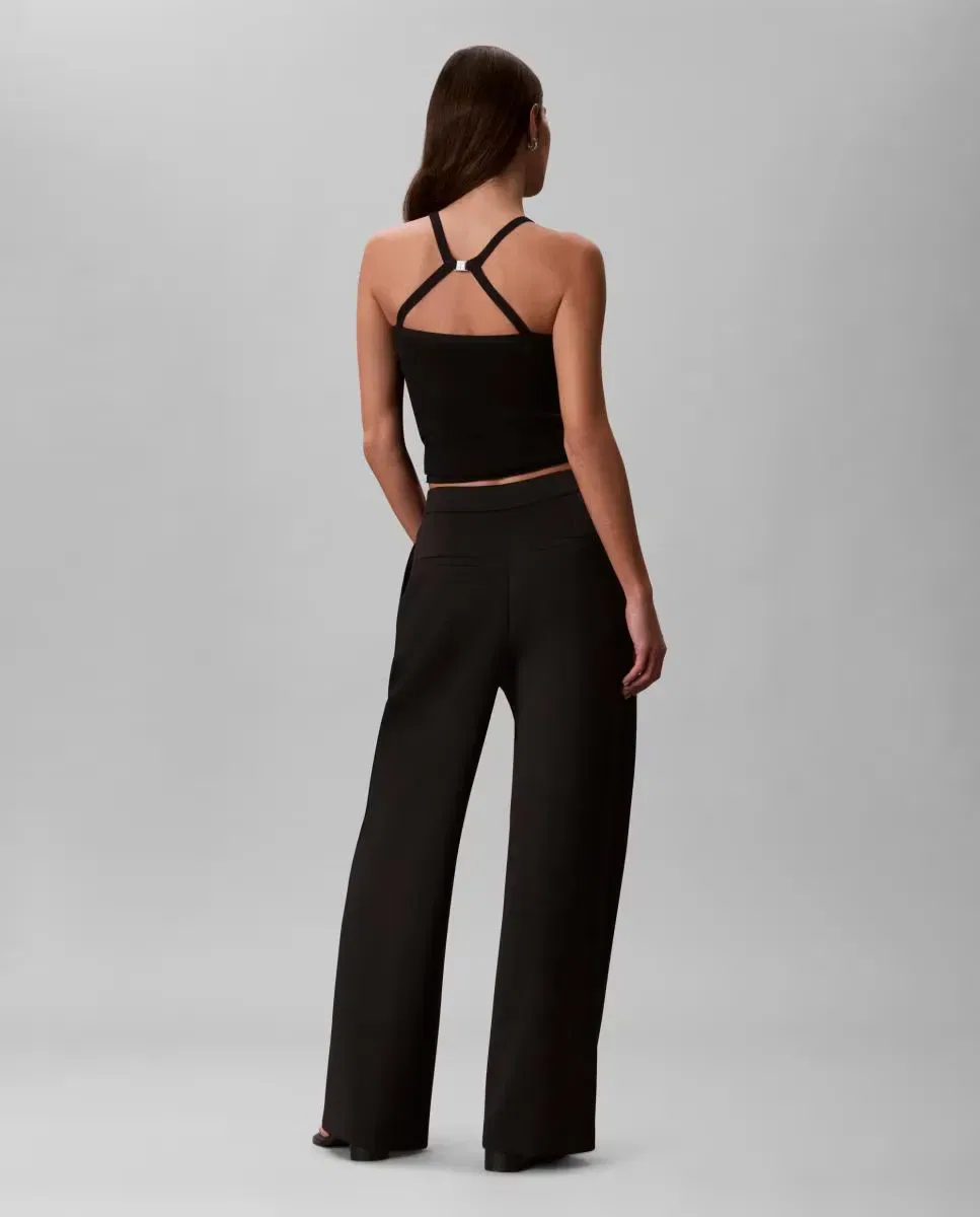 Женские брюки-клеш Calvin Klein, Negro — фото 2