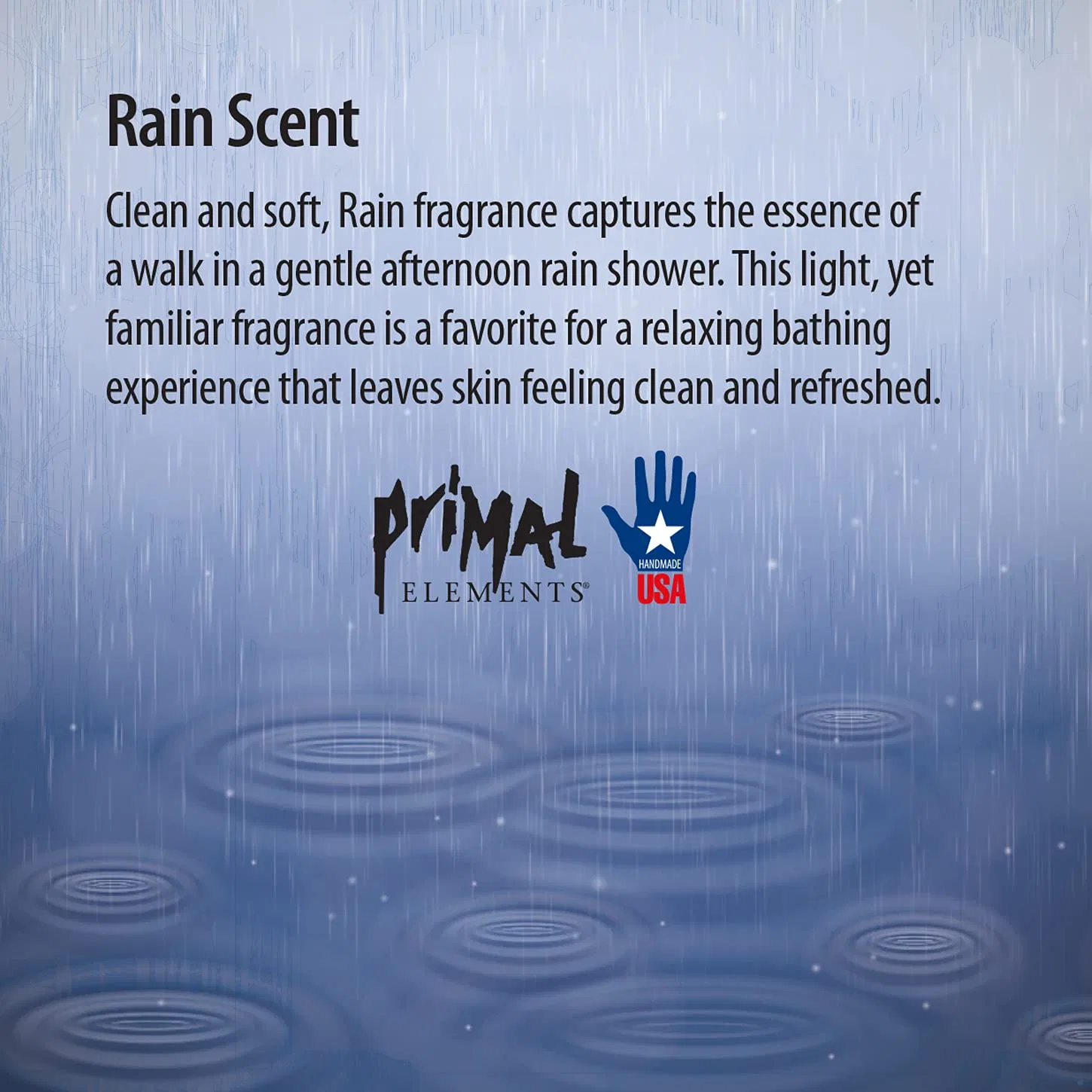 Мыло кусковое Rain Fragrance, Primal Elements, 5 фунтов, Синий — фото 3