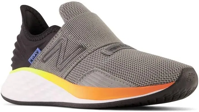 Детские кроссовки-слипоны Fresh Foam Roav V1 New Balance, Harbor Grey/Neon Dragonfly/Cosmic Pineapple — фото 3