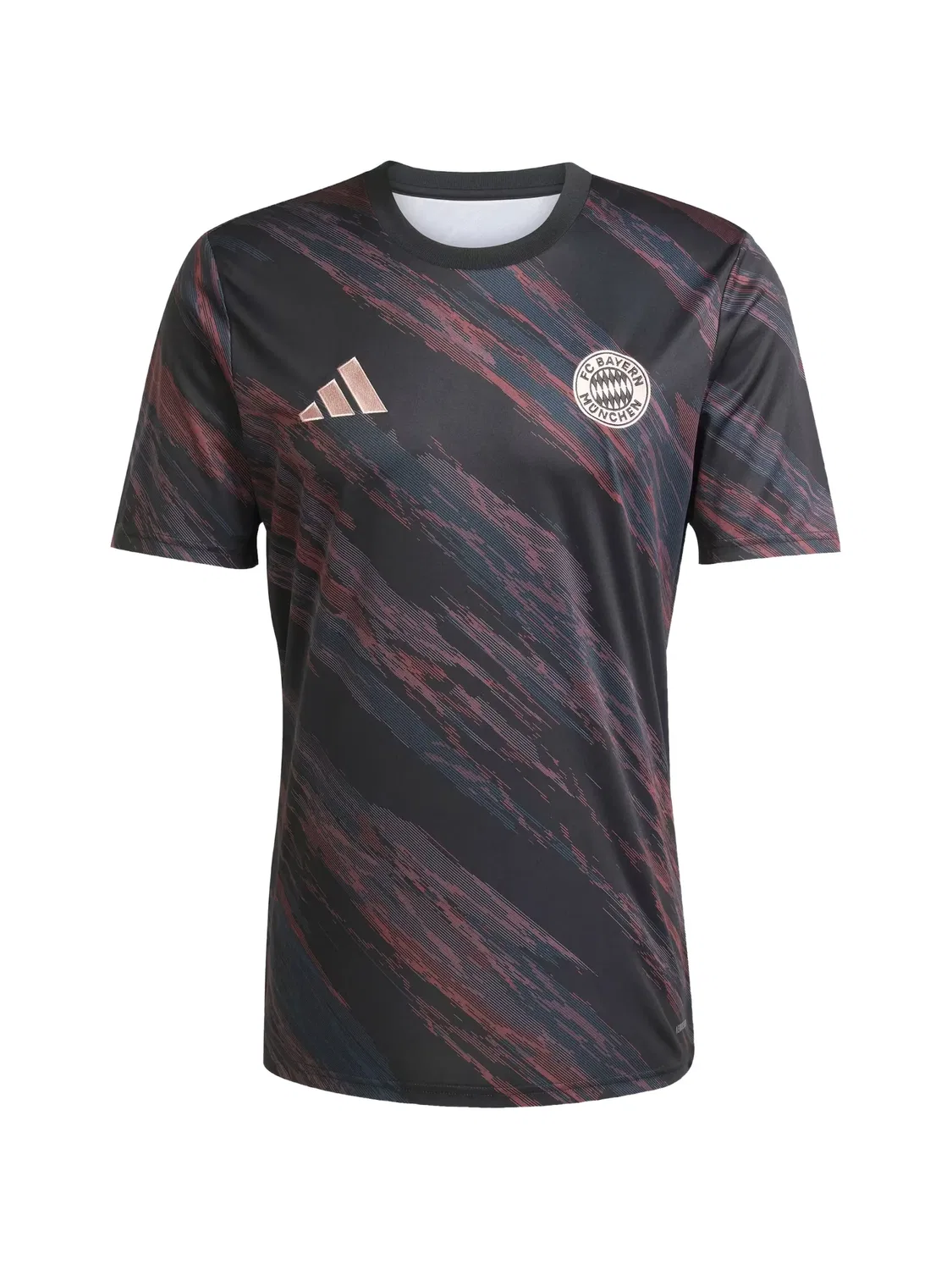 Футболка FC Bayern 25/26 с принтом Adidas, черный