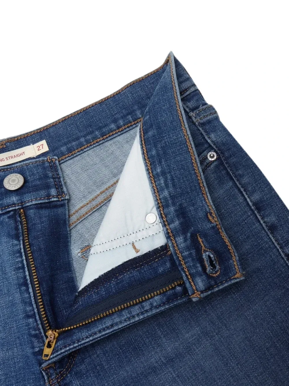 Моделирующие прямые джинсы Levi'S, синий — фото 4