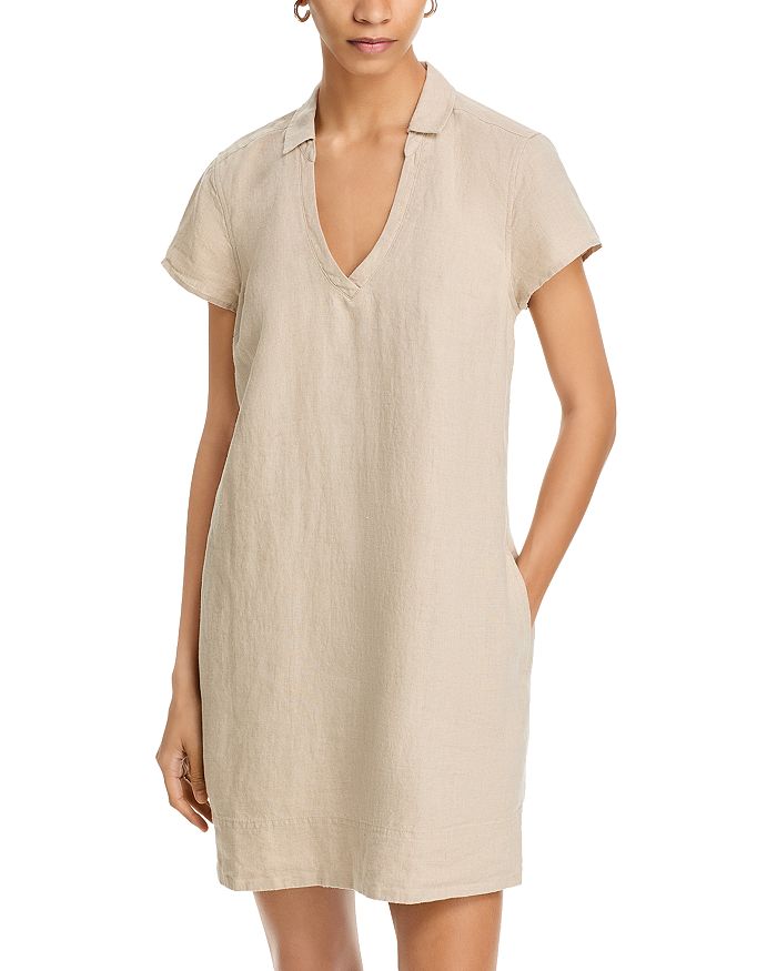 

Двухпальмовая блуза с коротким рукавом и воротником Tommy Bahama, коричневый/бежевый