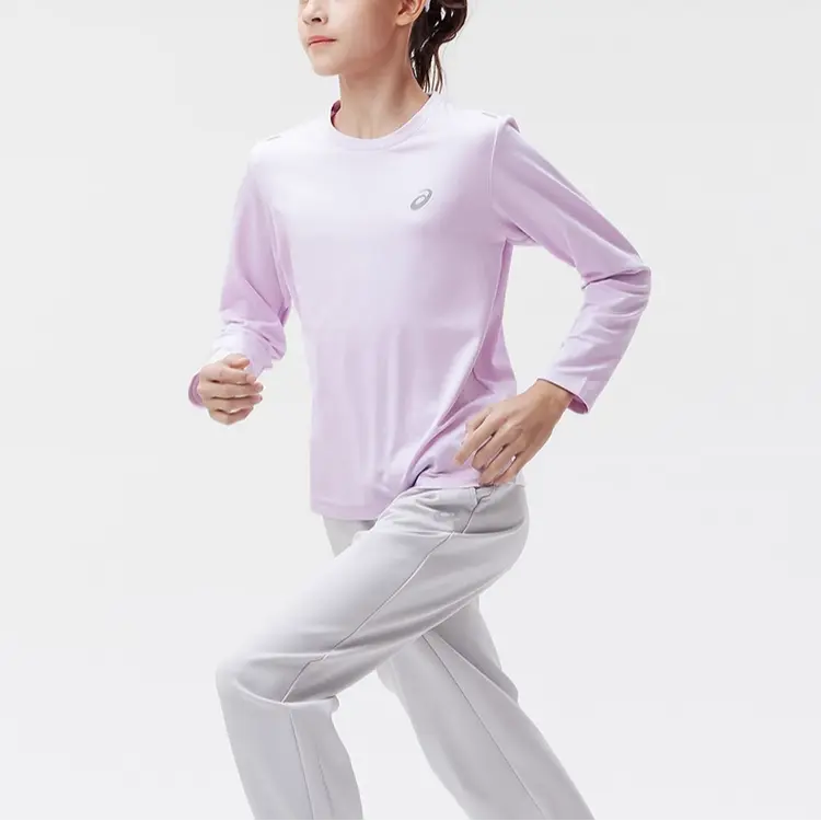 Спортивная футболка Asics для подростков фиолетовая — фото 4