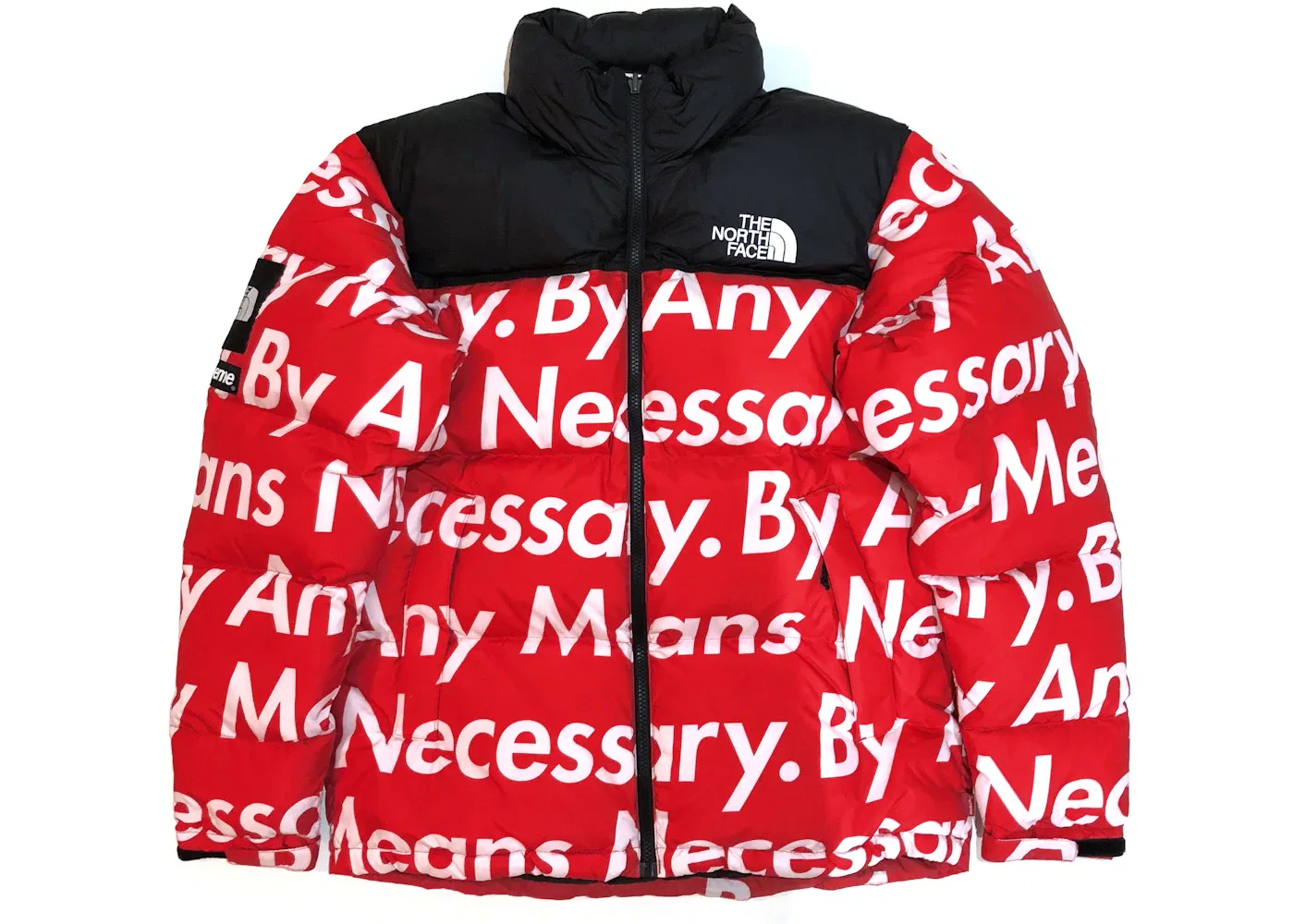 Мужская куртка с принтом By Any Means Supreme, The North Face, Red