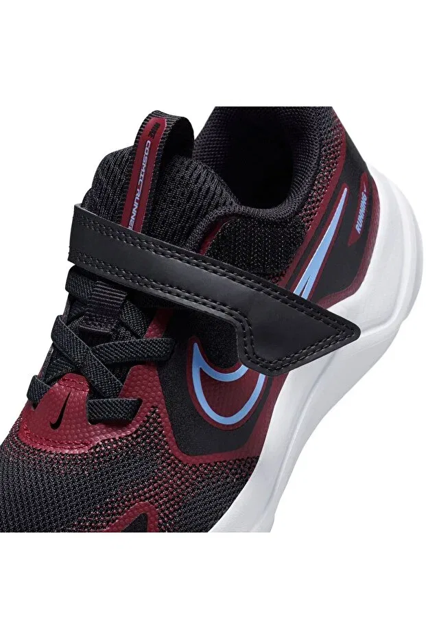 Детские кроссовки для бега для девочек Cosmic runner ps Nike, Black Aluminum Team Red — фото 3