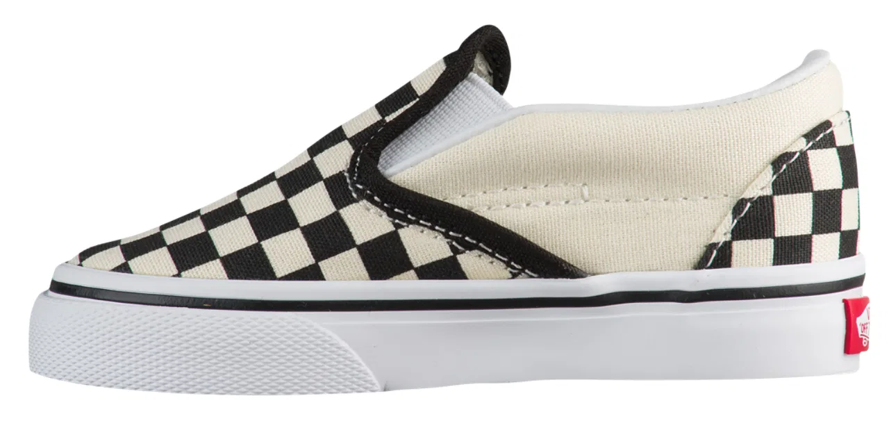 Кеды для мальчиков Classic Slip On Vans, цвет Black/True White — фото 3