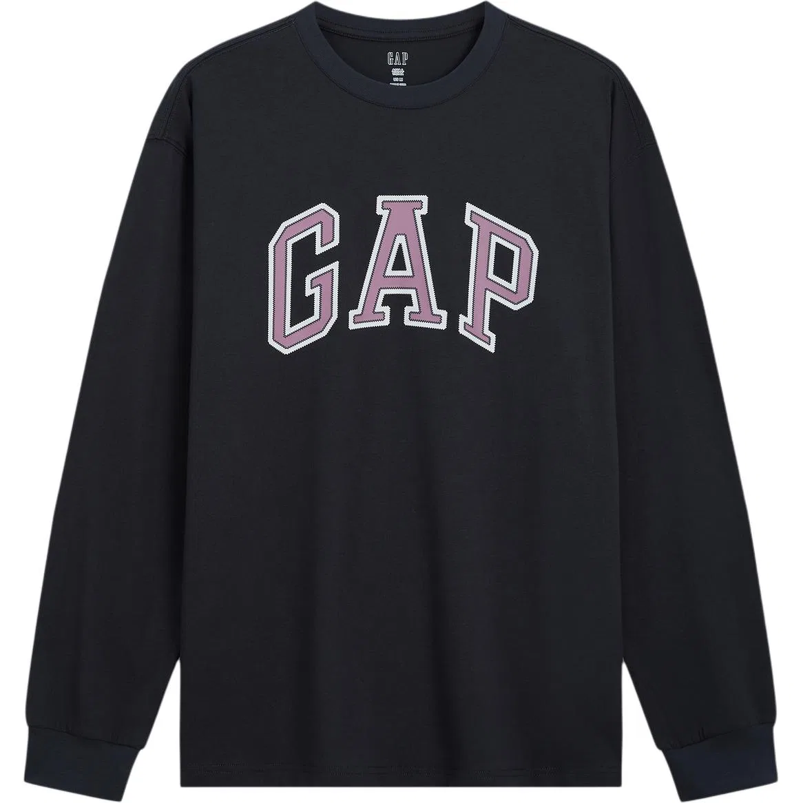 Женская футболка с круглым вырезом Charcoal Gray GAP