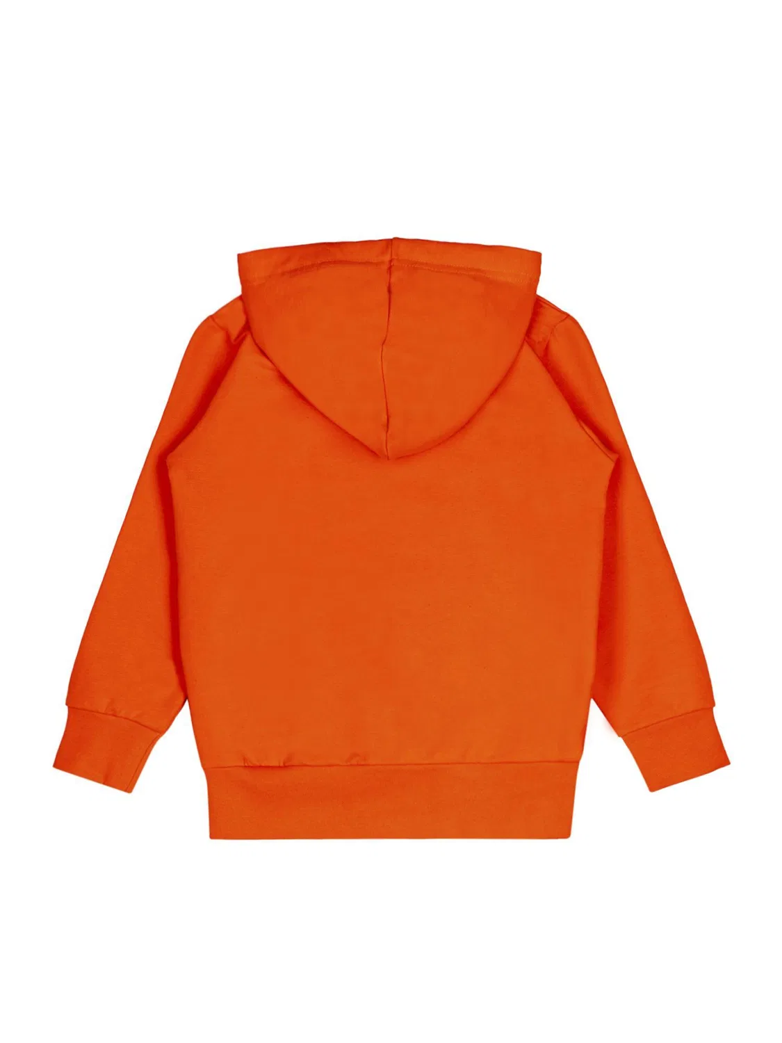 Детское худи с капюшоном из неворсованного хлопка Leone 1947 Apparel, Orange — фото 2
