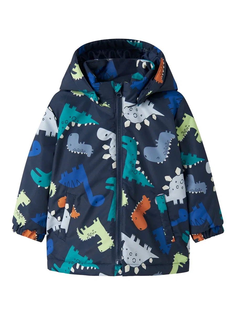 Куртка NAME IT Between-Season Jacket 'NMMMAX' в темно-синем, бирюзовом и пыльно-голубом цветах
