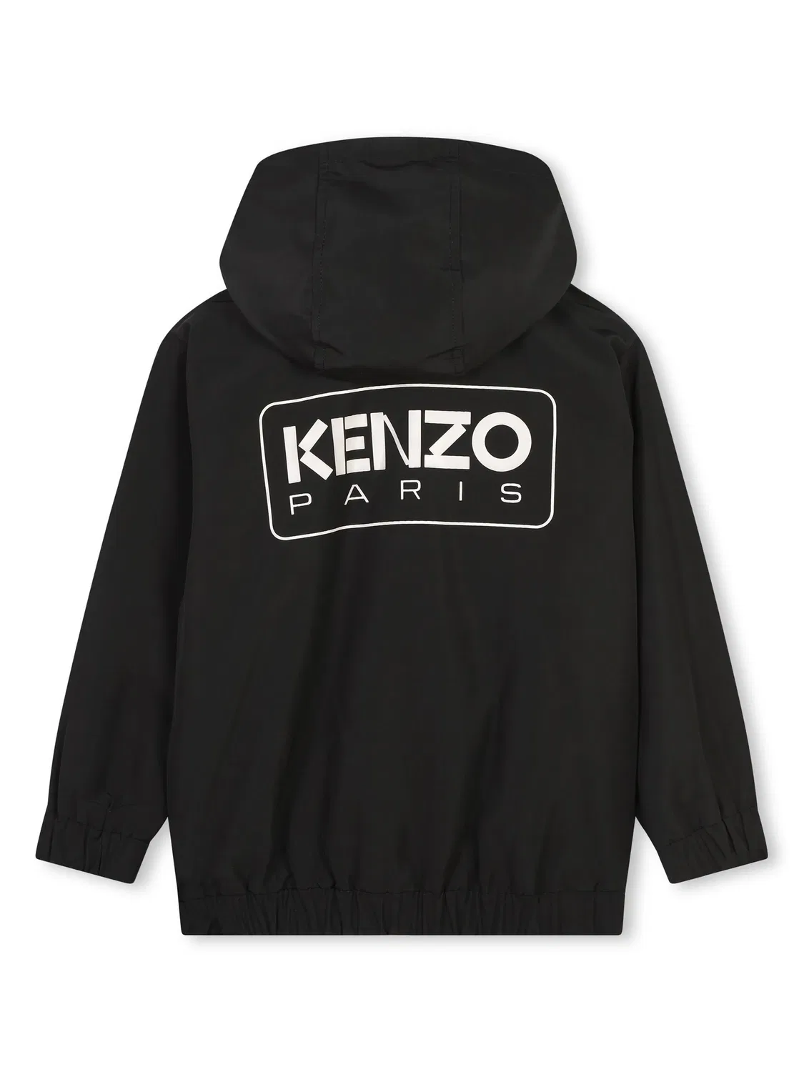 Куртка с капюшоном и принтом логотипа Kenzo, черный — фото 2