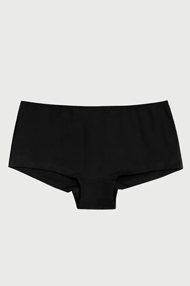 Детский комплект трусов для девочек хлопковый с эластаном lcimarina Lisa Crown, Black — фото 4