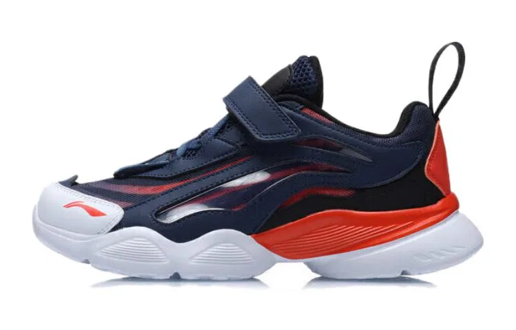Кроссовки детские Li-Ning YOUNG Aurora Skywalk, Dark Prussian Blue/Orange Red