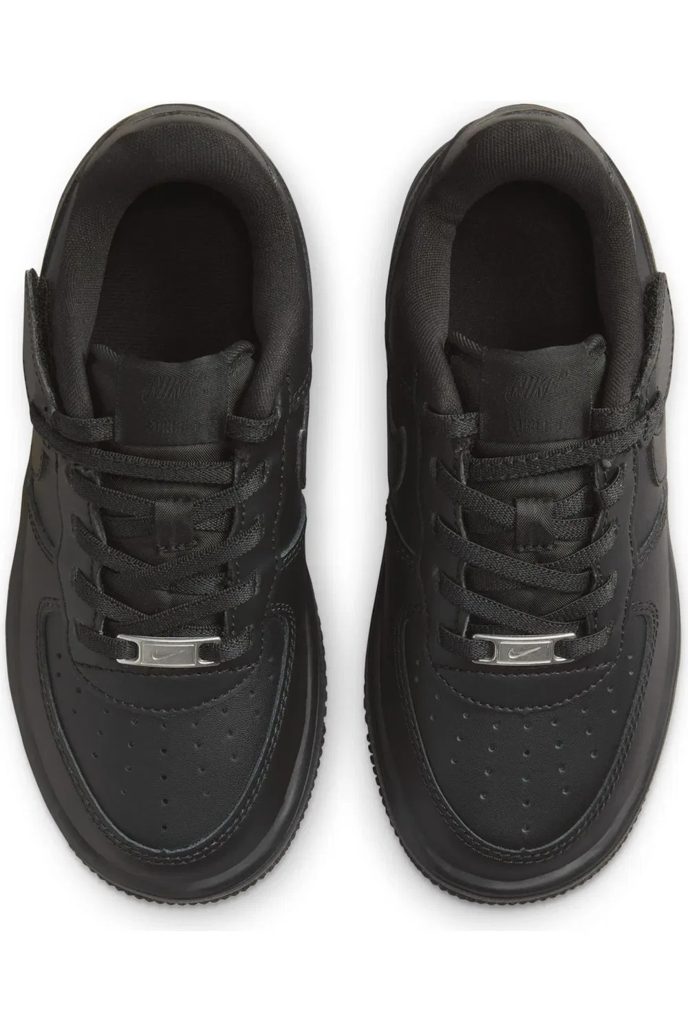Детские кроссовки с EasyOn застежкой Air Force 1 Low Nike, 001 черный/черный — фото 4