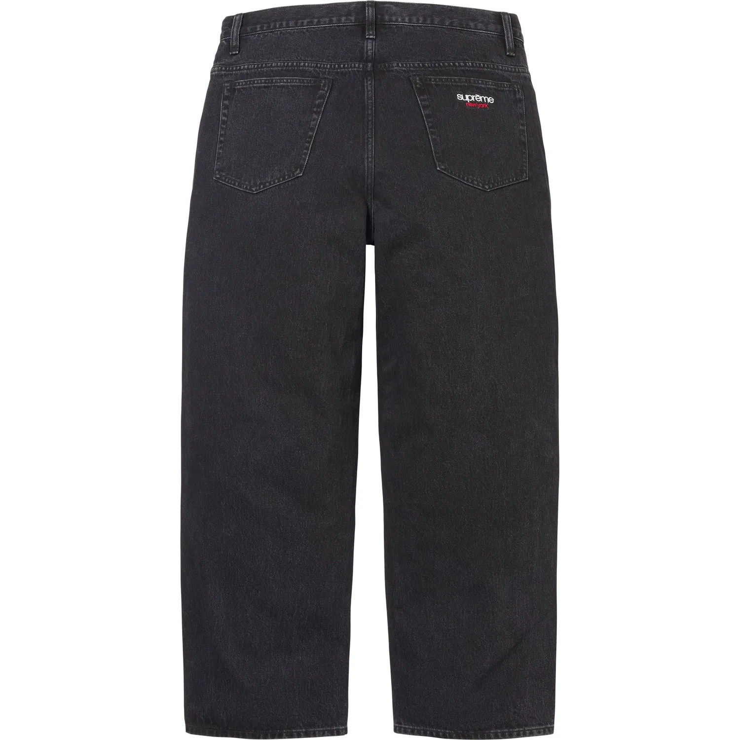 Детские джинсы унисекс с широкими штанинами Supreme, Dirty Indigo — фото 4