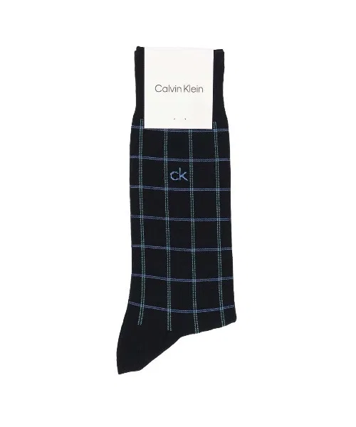 Мужские носки с принтом Calvin Klein, Черный