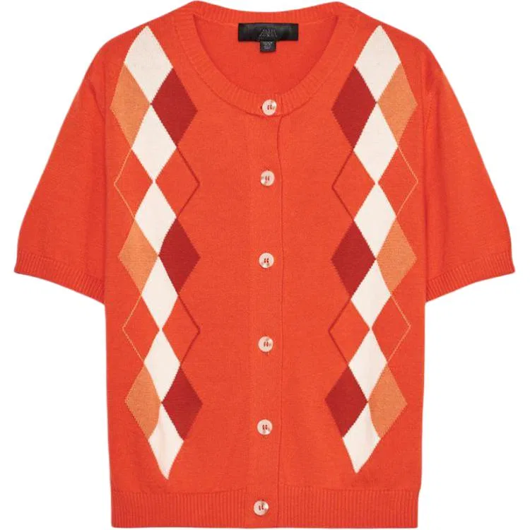 Женский свитер с круглым вырезом Orange ZARA, Orange