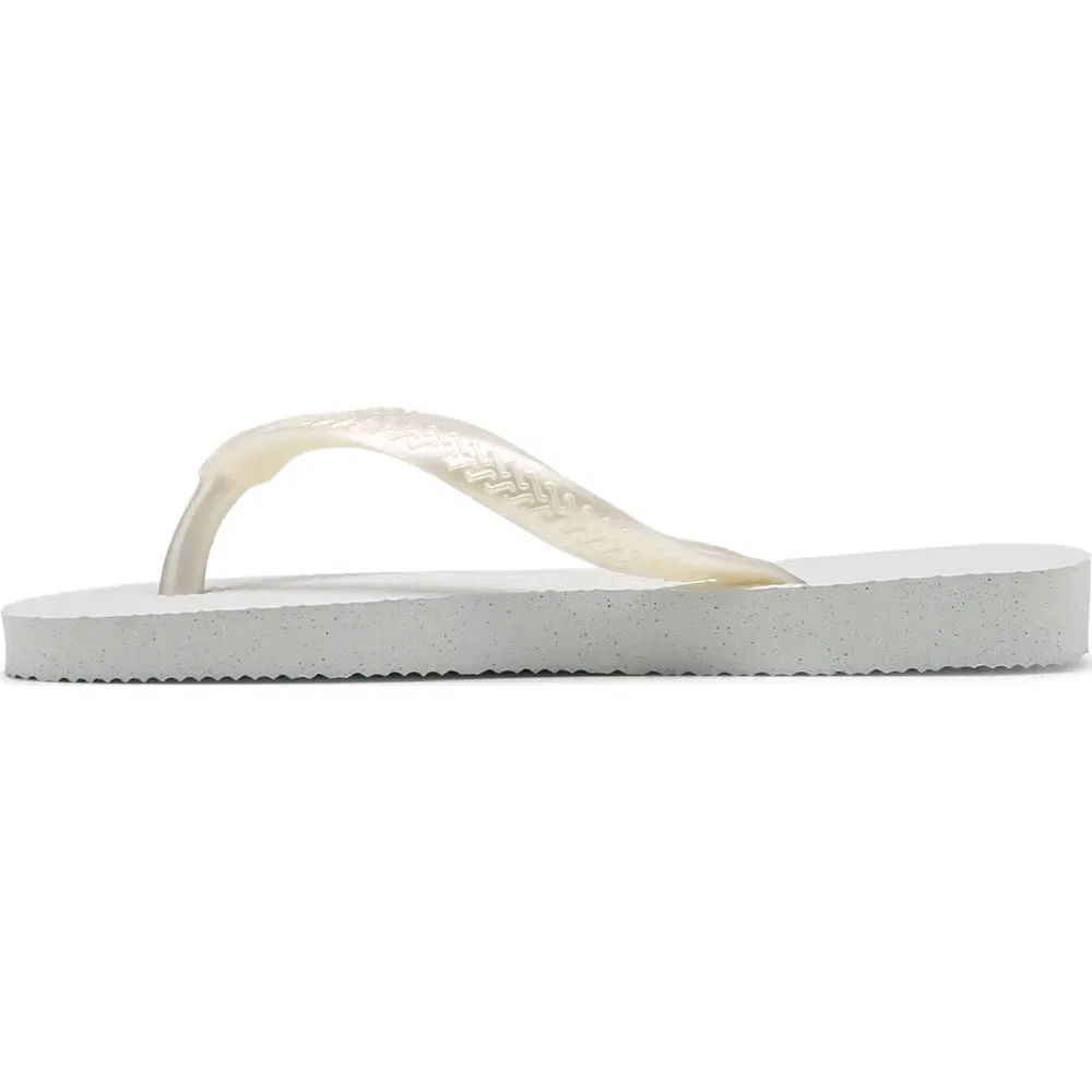 Детские узкие шлепанцы-сандалии для малышей Havaianas, White Pearl — фото 3