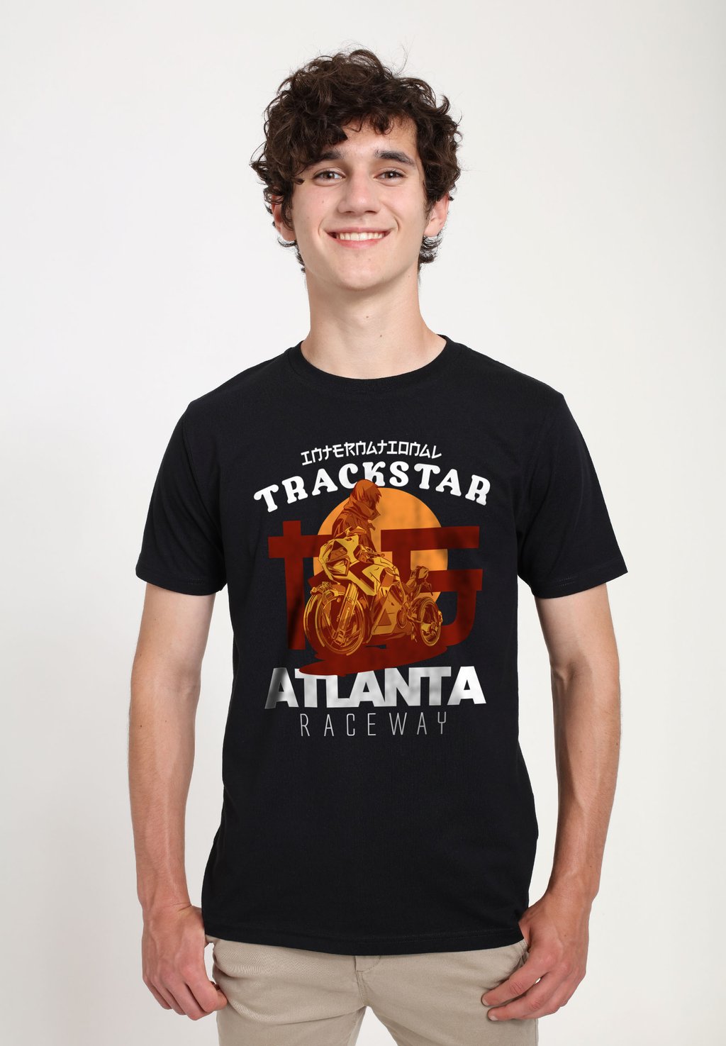 

Футболка с принтом MATT KEELING INTERNATIONAL TRACKSTAR Henry Tiger, черный