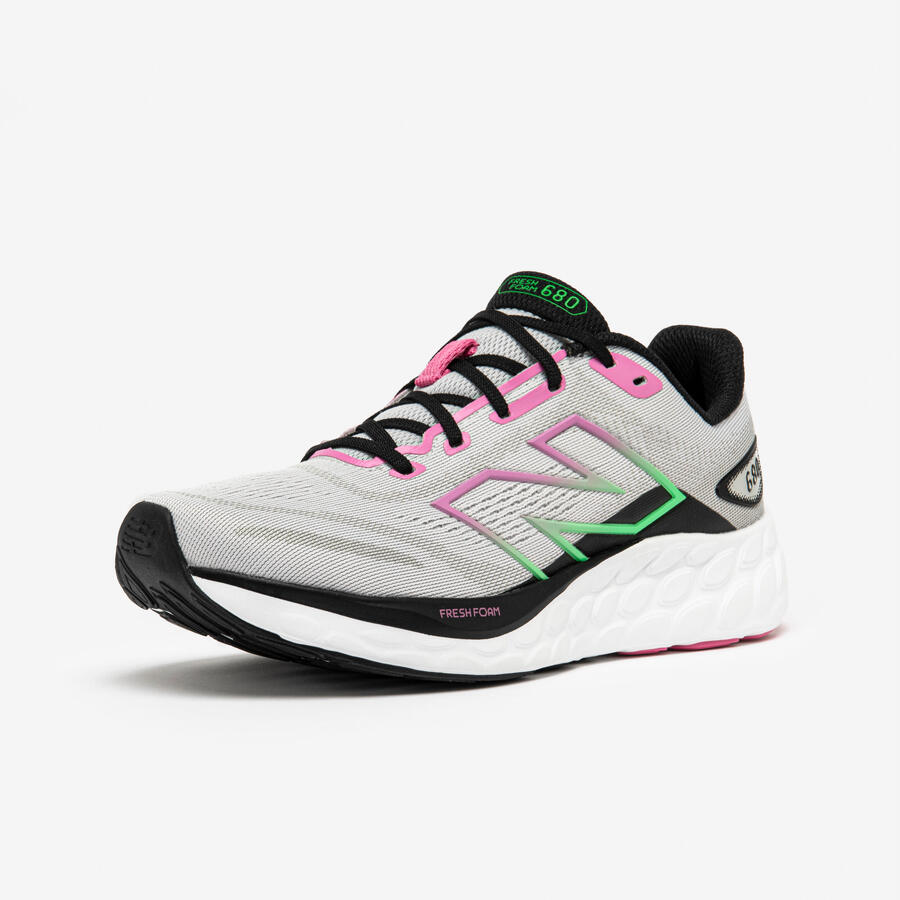 Женские кроссовки New Balance Fresh Foam X 680 V8 серые — фото 3