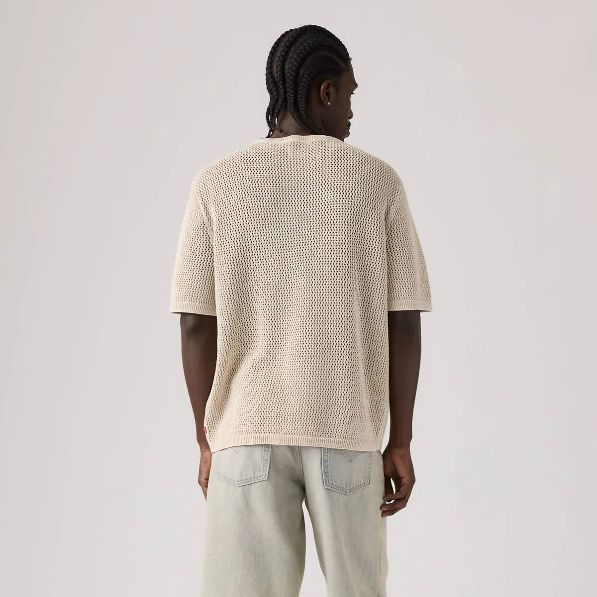 Вязаный свитер-рубашка Stinson Levi's, Pumice Stone - Tan — фото 4