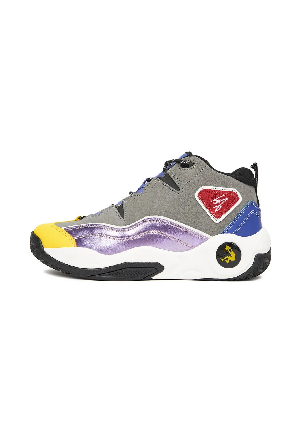 Кроссовки для мальчиков aq95027b-zz - высокие кроссовки Shaq, Gray