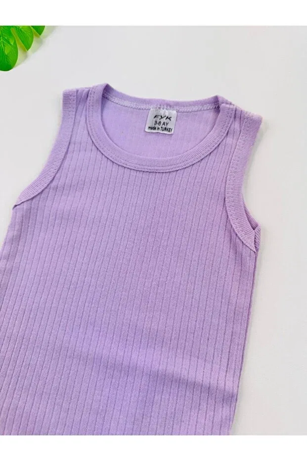 Детское боди для новорожденных без рукавов Efu Baby, Purple — фото 4