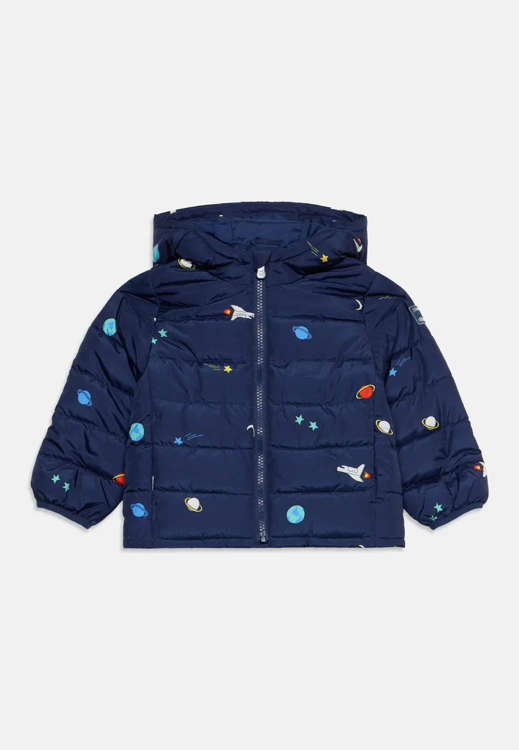 Пуховик унисекс - легкая куртка Gap, Military Blue