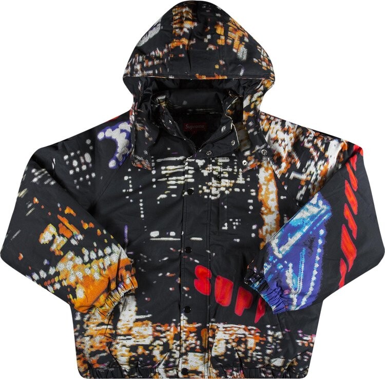 

Куртка Supreme City Lights Puffy Jacket 'Black', черный