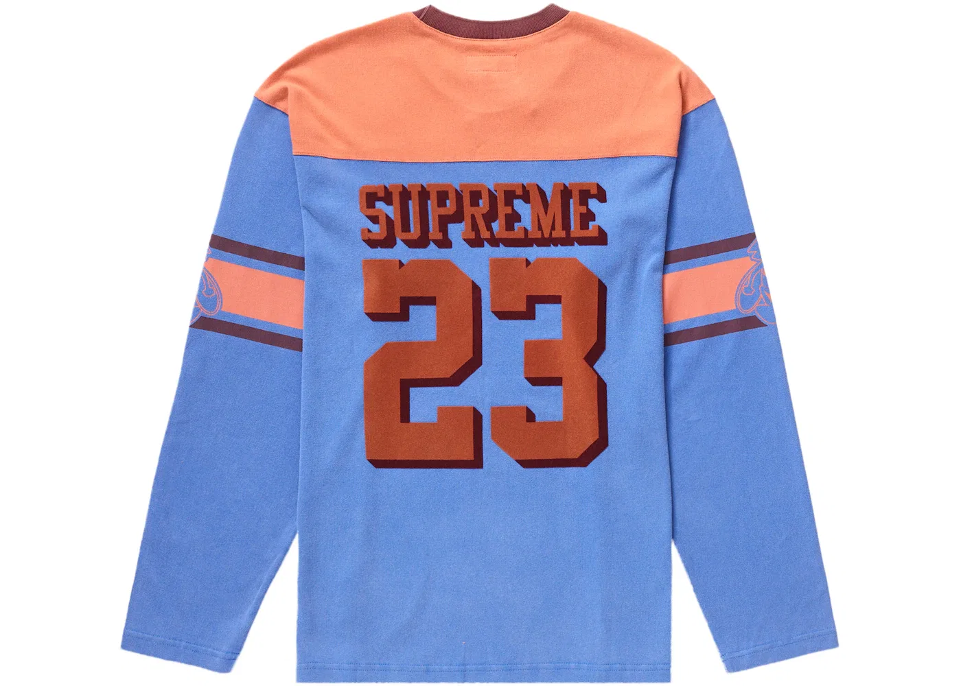 Мужская футбольная футболка с длинным рукавом Supreme Bumblebee L/S Football Top, Light Royal