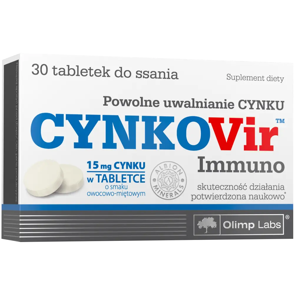 

Olimp Cynkovir Immuno биологически активная добавка, 30 таблеток/1 упаковка