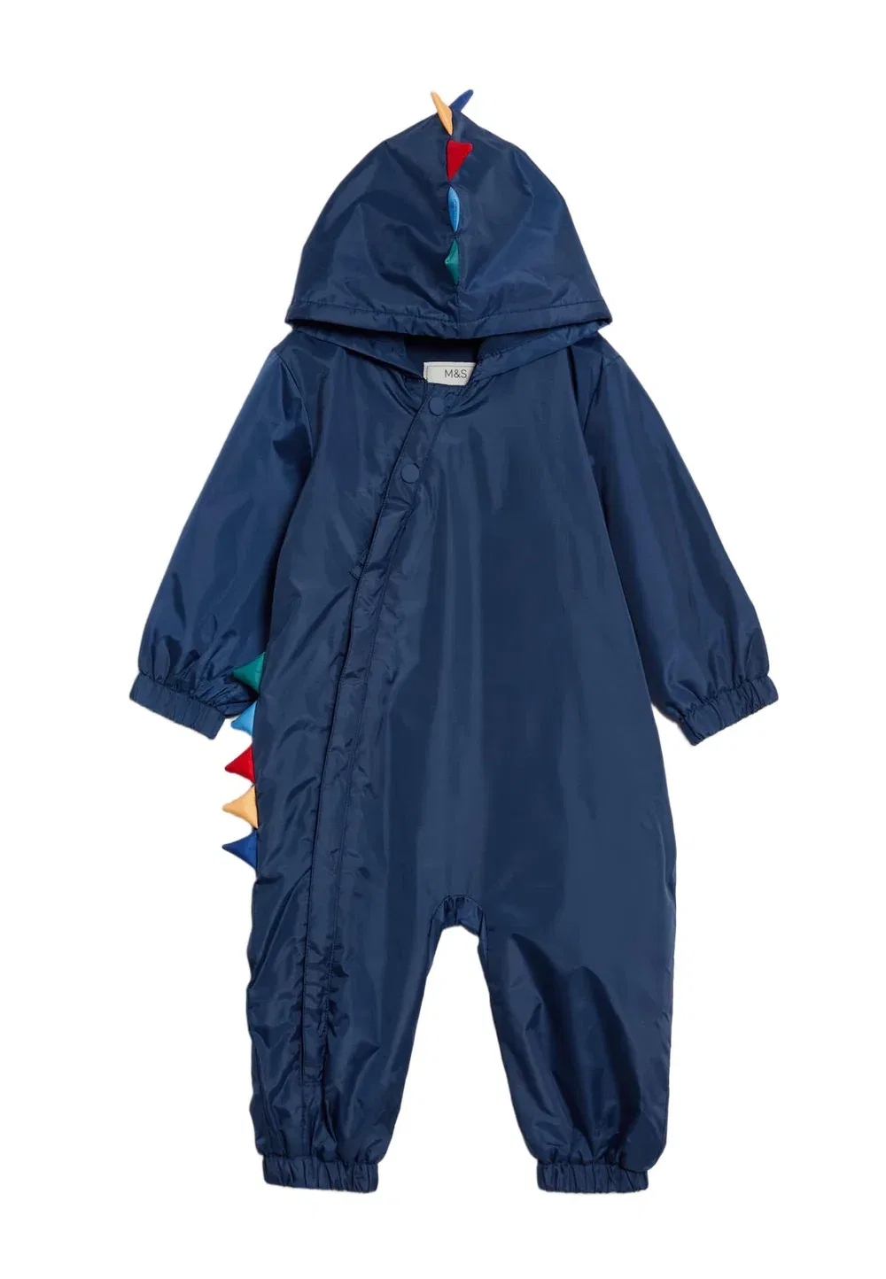 Комбинезон с динозаврами (0-5 лет), унисекс - зимний комбинезон Marks & Spencer, Navy Mix