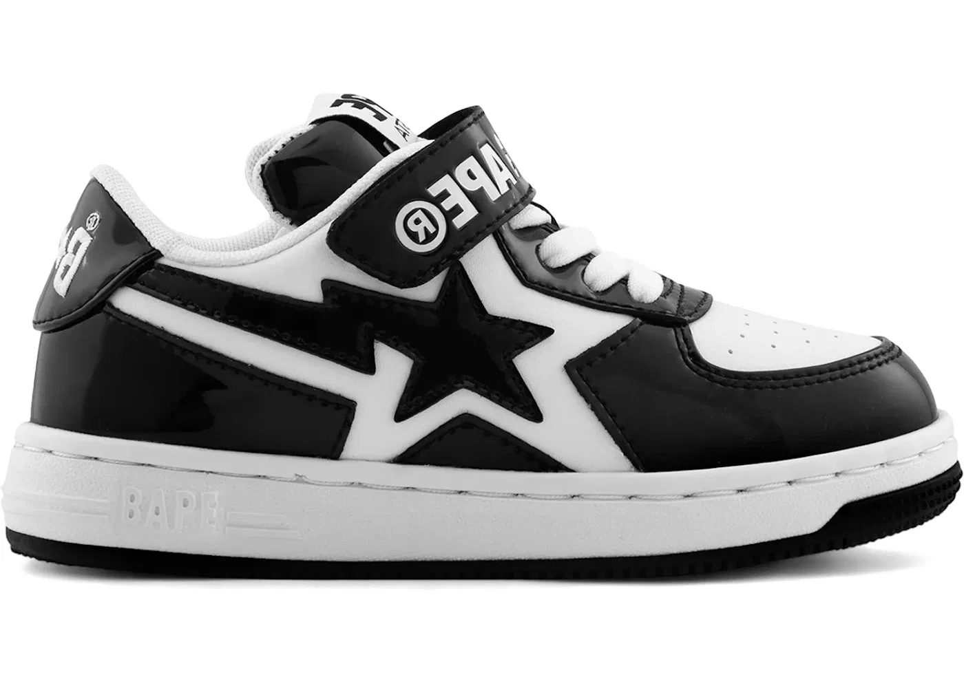 Детские кроссовки lifestyle BAPE A Bathing Ape BAPE Sta Icon Low, Black