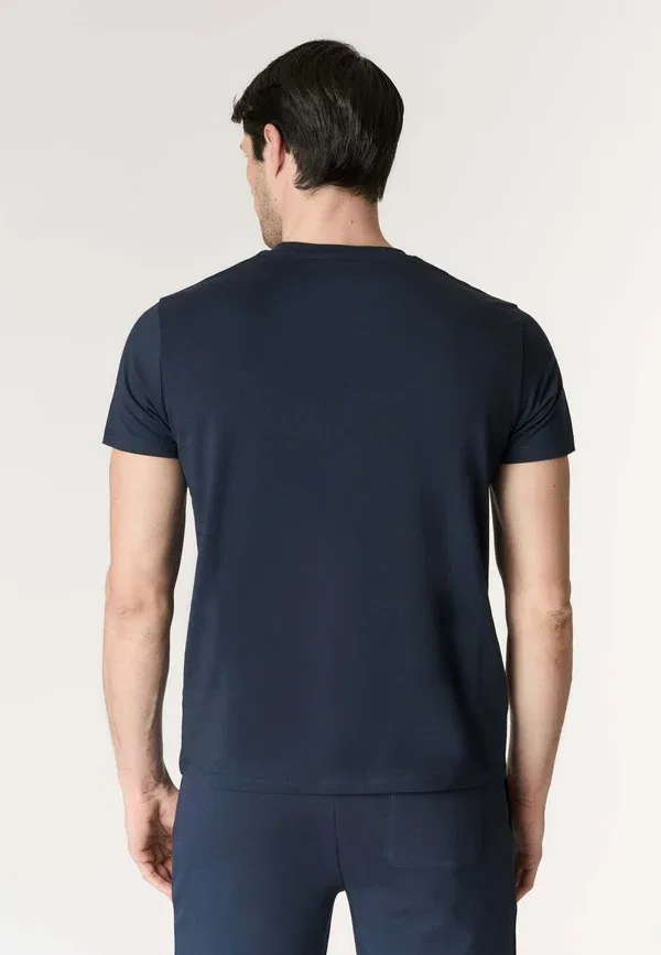 Футболка из хлопка print t-shirt U.S. Polo Assn., синий — фото 3