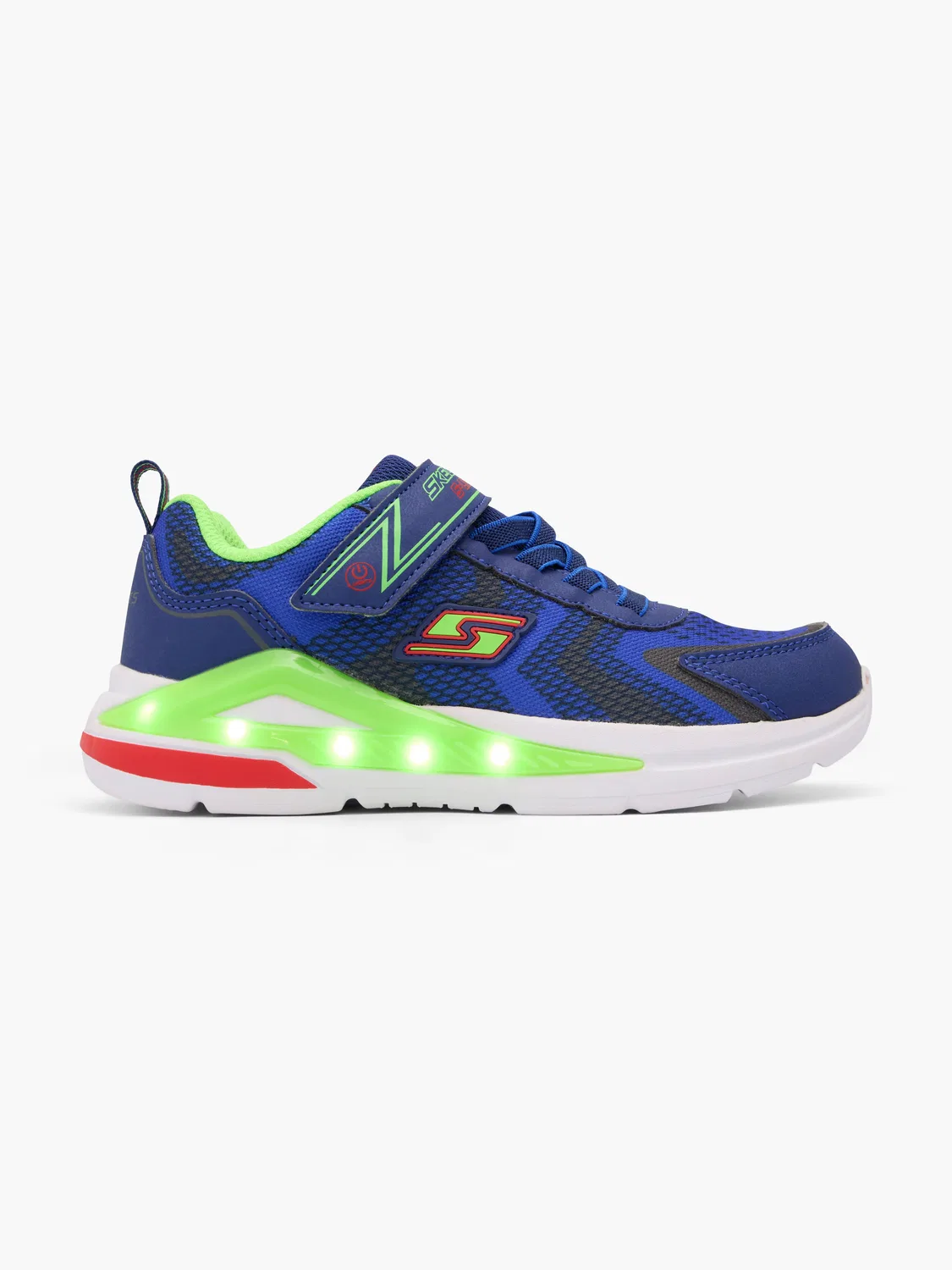 Детские полуботинки с подсветкой Skechers TRI-NAMICS, синий