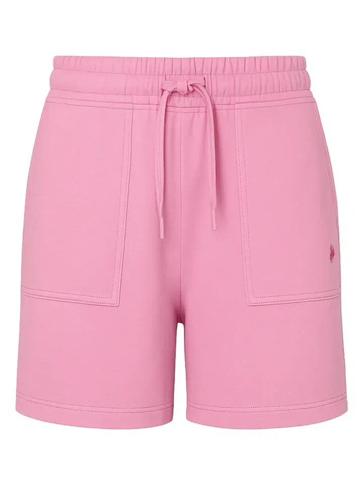 Шорты из футера Rosa U.S. Polo Assn., розовый — фото 2