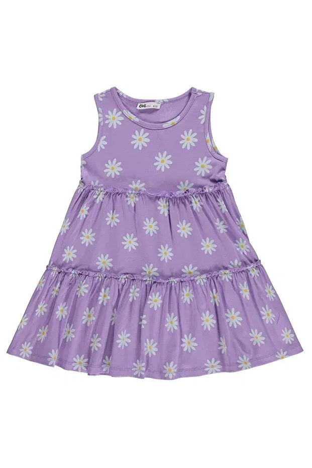 Детское платье для девочек с принтом Daisy Civil Girls, Lilac