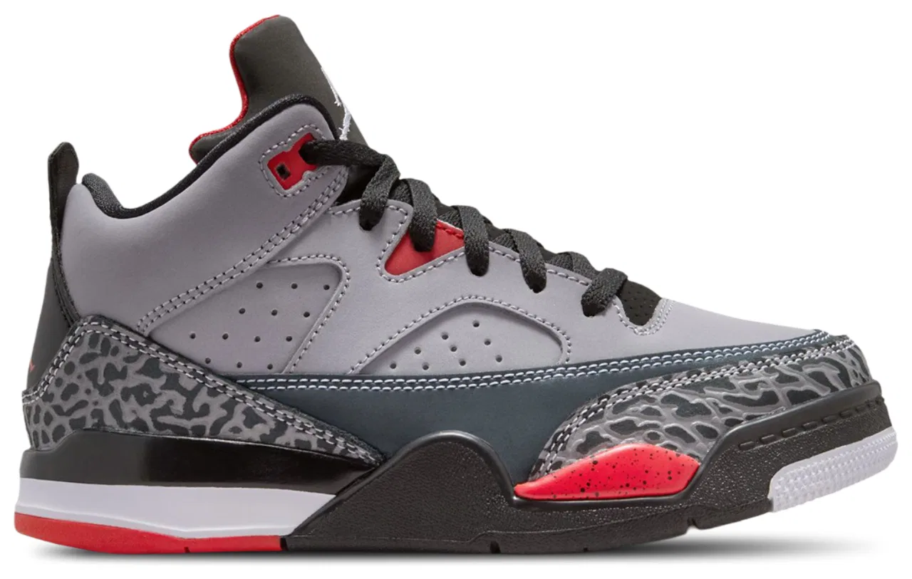 Кроссовки для мальчиков Son Of Mars Low Jordan, цвет White/Grey/Red