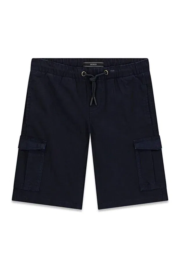 Детские шорты для мальчиков с поясом Guess, Navy Blue