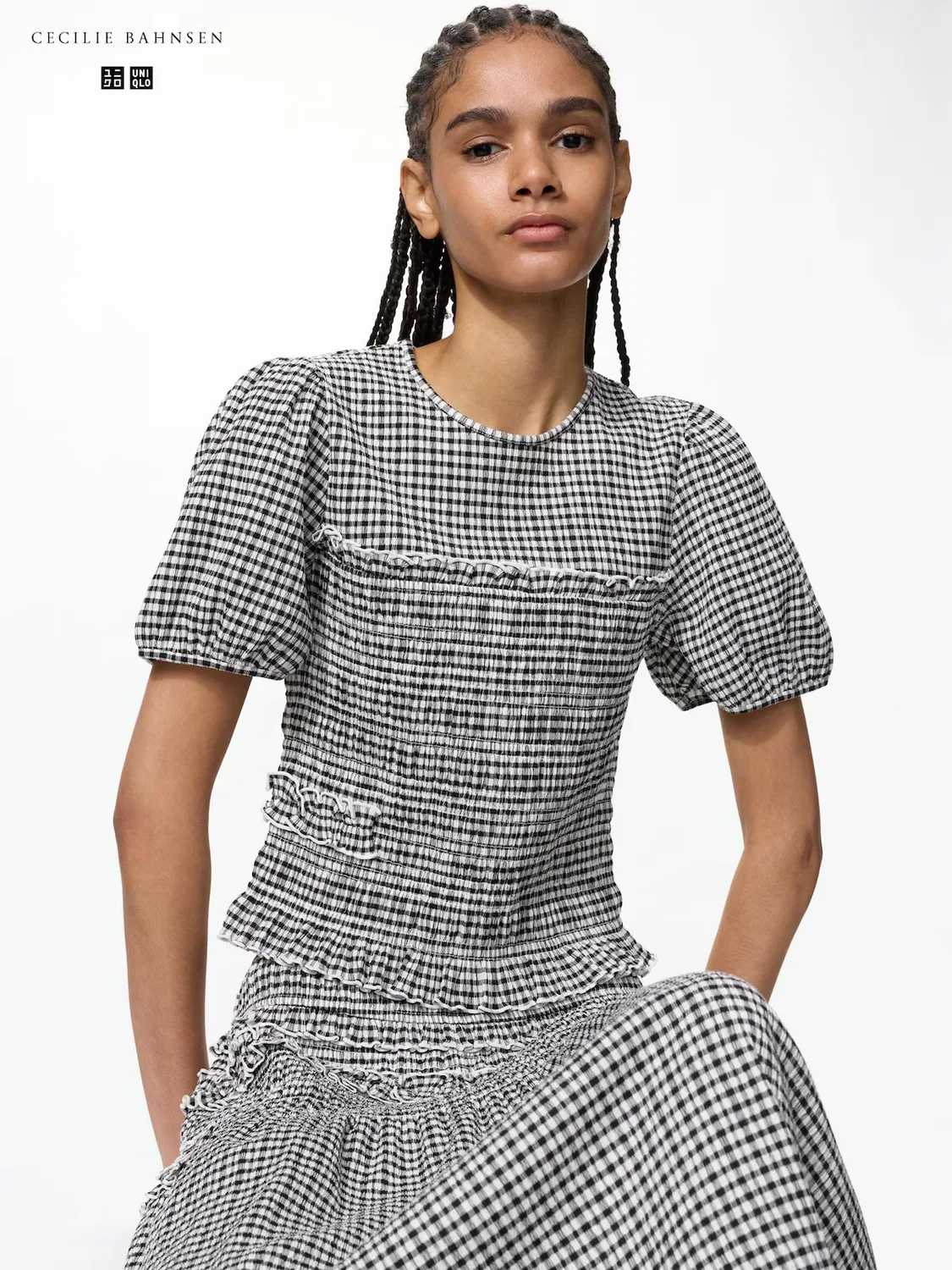 Футболка Uniqlo, свободная, кремовый