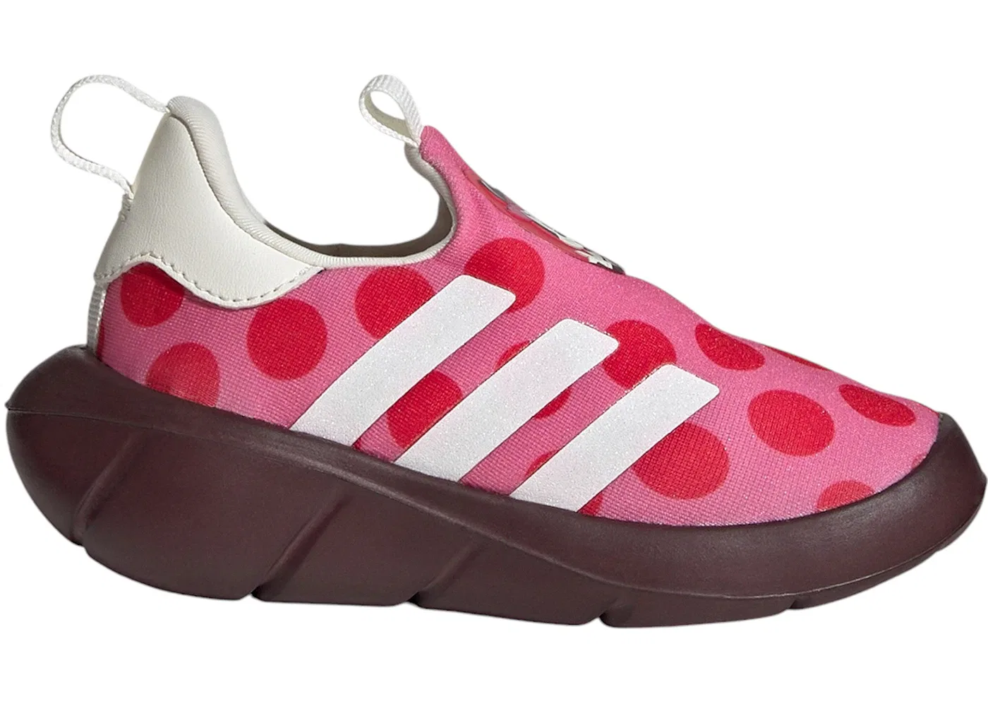 Детские кроссовки с принтом Adidas Monofit Trainer, Pink Fusion Off White Pure Ruby