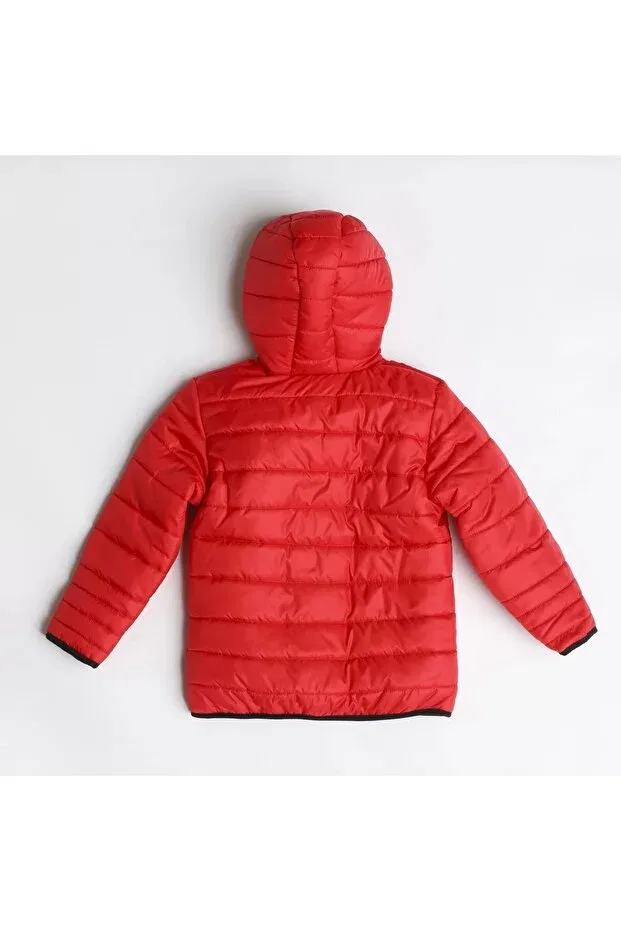 Детское пальто для мальчиков с капюшоном Nanica Kids, Red — фото 2