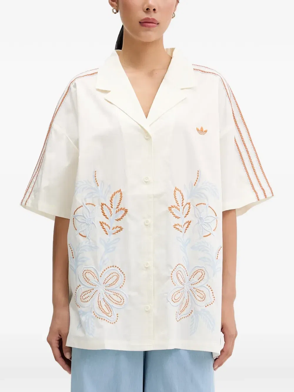 Рубашка Resort Summer Glow Adidas, бежевый