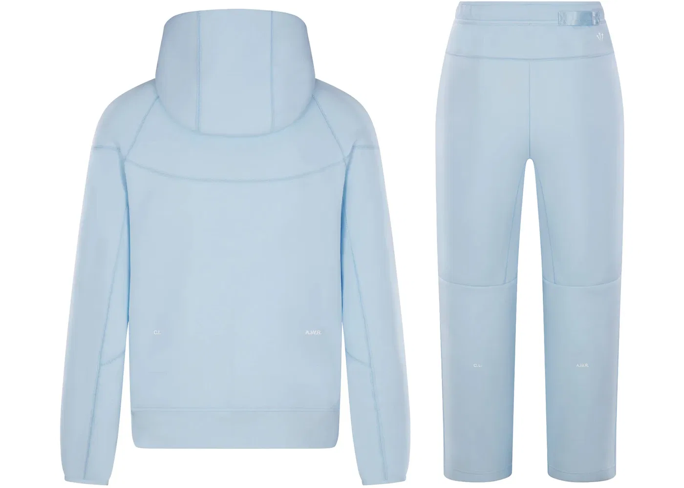 Мужской комплект из худи и джоггеров из двойного флиса Tech Fleece Nike x NOCTA, Cobalt Blue/Tint — фото 2