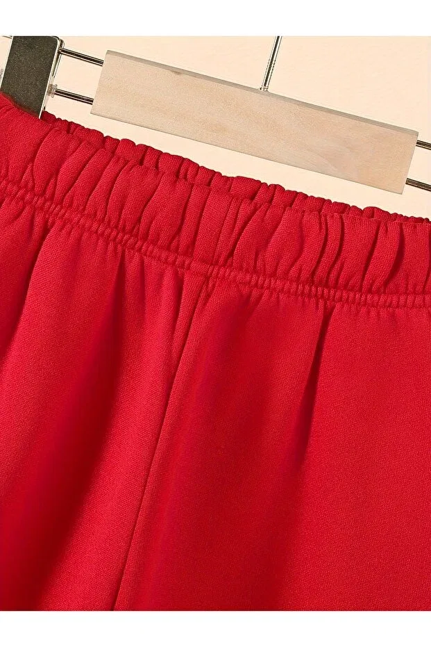 Детский комплект спортивного костюма для девочек 2 предмета Unprinted Let'S Wear, Red — фото 4