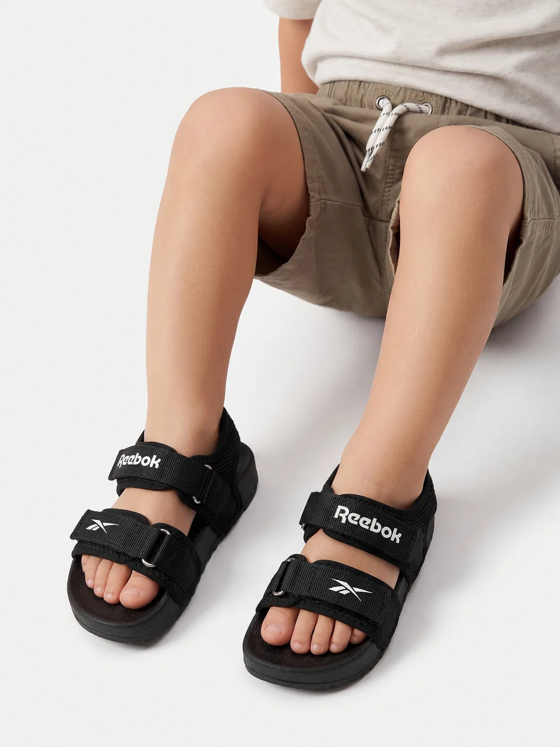 Сандалии для мальчика Reebok, черный