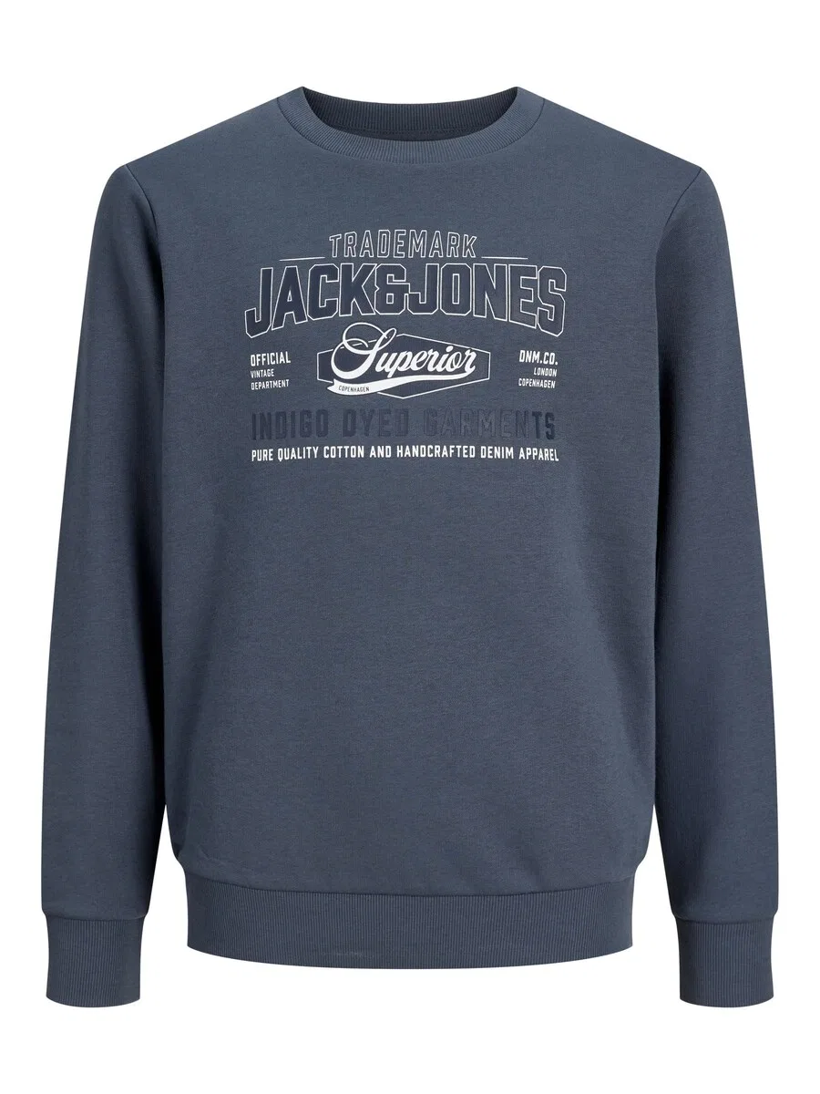 Детская толстовка, цвет базальтово-серый Jack & Jones Junior