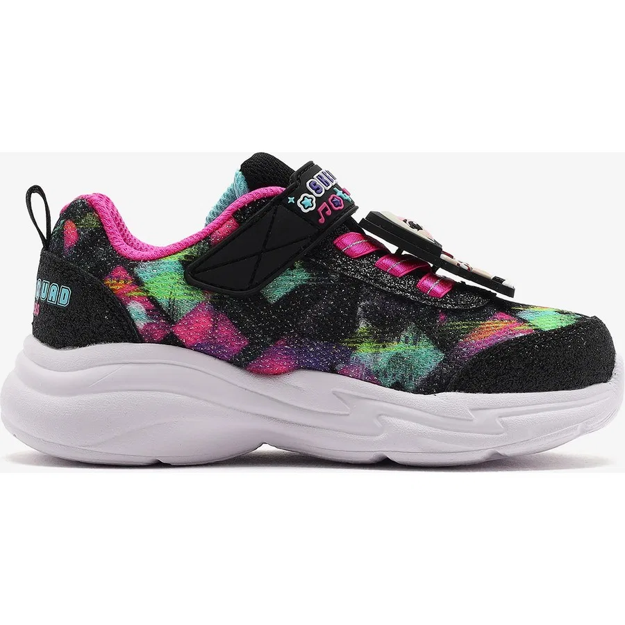 Детские кроссовки с принтом Skech Squad Skechers, Черный — фото 2