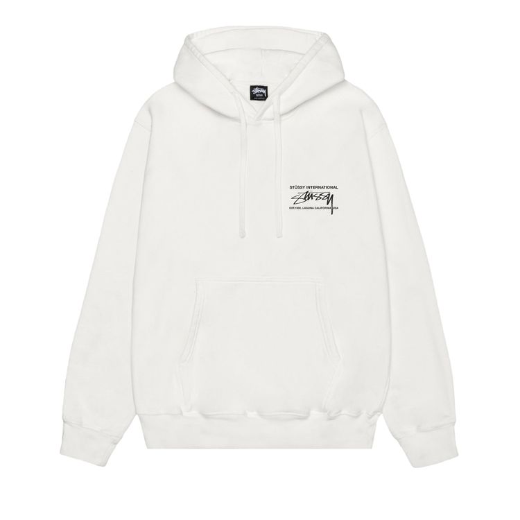 

Худи Stussy Smooth International Hoodie Pigment Dyed 'Natural', кремовый